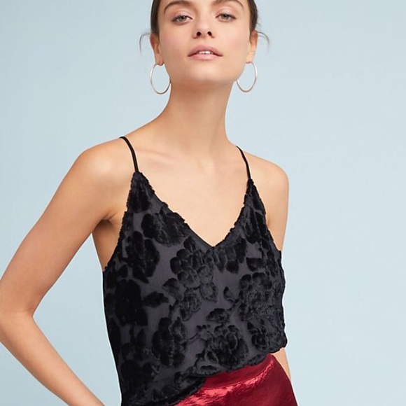 Anthropologie Tops - Anthropologie Maeve Juliette Velvet Cami